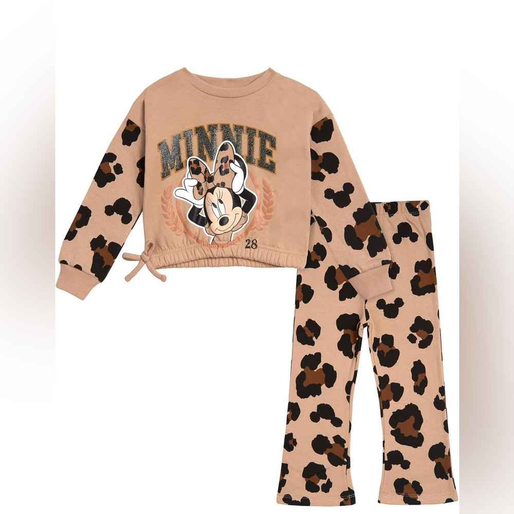 Minnie Mouse Fleece Sweatshirt and Flare Leggings